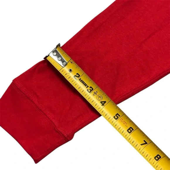 Death Row Records Long Sleeve Red/White Crewneck Shirt - Picture 5 of 7